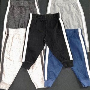 **BUNDLE** Garanimals, 6-9m Stripped Pants, 5 Pairs
